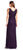 Adrianna Papell - AP1E200184 Vine Beaded Cutout High Low Gown in Purple