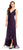 Adrianna Papell - AP1E200184 Vine Beaded Cutout High Low Gown in Purple