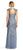Adrianna Papell - AP1E200206 Bedazzled Queen Anne Sheath Dress in Gray and Silver