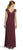 Adrianna Papell - AP1E200452 Illusion Jewel A-Line Evening Dress In Red