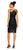 Adrianna Papell - Sequined Illusion Bateau Sheath Dress AP1E200464  in Black