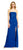 Adrianna Papell - Strapless Beaded Slit Gown AP1E200657 in Blue