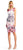Adrianna Papell - AP1E200680 Sleeveless Floral Sheath Dress in White and Pink