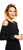 Adrianna Papell - AP1E200716 Cold Shoulder Ruched Evening Gown in Black