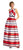 Adrianna Papell - Stripes Multi-Color Long Dress AP1E200792 in Orange and Multi-Color