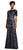 Adrianna Papell - AP1E201137 Sequined Lace Sheath Dress in Blue and Neutral