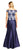 Adrianna Papell - AP1E201247 Off Shoulder Guipure Lace Mikado Gown  in Blue