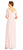 Adrianna Papell - Half Sleeve Pin-Tucked Bodice Long Gown AP1E201417 In Pink