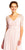 Adrianna Papell - Half Sleeve Pin-Tucked Bodice Long Gown AP1E201417 In Pink