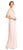 Adrianna Papell - Half Sleeve Pin-Tucked Bodice Long Gown AP1E201417 In Pink
