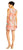 Adrianna Papell - AP1E201459 Multi-Colored Jacquard Column Dress in Pink and Multi-Color