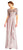Adrianna Papell - Short Sleeves Draped Satin Dress AP1E201568 In Pink