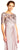 Adrianna Papell - AP1E201568 Short Sleeves Draped Satin Dress in Neutral