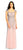 Adrianna Papell - AP1E201746 Cap Sleeves Beaded Trumpet Gown in Pink