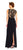 Adrianna Papell - AP1E201796 Embroidered V-Neck Cowl Evening Dress In Black