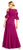 Adrianna Papell - AP1E201829 Cold Shoulder Bell Sleeves Jersey Gown in Purple
