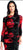 Adrianna Papell - AP1E202189 Long Sleeves Floral Velvet Gown in Black and Multi-Color
