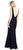 Adrianna Papell - AP1E202825 Bateau Lace Up Sides Dress In Black