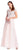 Adrianna Papell - AP1E202874 Embellished Illusion Tulle A-line Dress In Pink