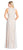 Adrianna Papell - AP1E202951 Sequined Jewel Trumpet Dress In Silver and Neutral