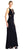 Adrianna Papell - AP1E203020 Sheer Cutouts Open Back Evening Gown In Blue