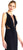 Adrianna Papell - AP1E203020 Sheer Cutouts Open Back Evening Gown In Blue