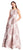 Adrianna Papell - Embellished Bateau A-line Dress AP1E203263 In Brown and Multi-Color