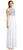 Adrianna Papell - AP1E203409 Bedazzled Bateau Mesh A-line Dress In White and Multi-Color