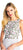 Adrianna Papell - AP1E203409 Bedazzled Bateau Mesh A-line Dress In White and Multi-Color
