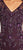 Adrianna Papell - AP1E203711 Floral Beaded Evening Dress In Purple