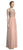 Adrianna Papell - AP1E203719 Beaded V-neck Long A-line Dress In Pink