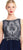 Adrianna Papell - AP1E203774 Two Tone Embellished Bateau A-line Dress In Blue and Silver