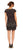 Adrianna Papell - AP1E203885 Bedazzled Bateau Mesh Sheath Dress In Black and Multi-Color