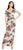 Adrianna Papell - AP1E204019 Floral Jacquard Dress with Slit In Neutral and Multi-Color