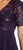 Adrianna Papell - AP1E204114 Sequin Embellished V-Neck Evening Dress In Purple