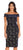 Adrianna Papell - AP1E204174 Embroidered Velvet Off-Shoulder Dress In Blue
