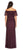 Adrianna Papell - AP1E204277 Sequin Embellished Off-Shoulder Dress In Purple