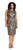 Adrianna Papell - AP1E204314 Sequined Jewel Cocktail Dress In Black and Nude