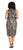 Adrianna Papell - AP1E204314 Sequined Jewel Cocktail Dress In Black and Nude