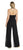 Adrianna Papell - AP1E205170 Sleeveless Halter V-neck Jumpsuit In Black