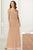 Adrianna Papell - 40170 V-Neck Blouson A-Line Dress In Neutral