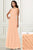 Adrianna Papell - 40178 Bead Embellished Jewel Trumpet Dress In Pink