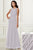 Adrianna Papell - 40178 Bead Embellished Jewel Trumpet Dress In Silver
