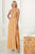 Adrianna Papell - 40163 Beaded V-neck Chiffon Sheath Dress In Neutral