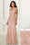 Adrianna Papell - 40165 Beaded Halter Trumpet Evening Dress In Pink