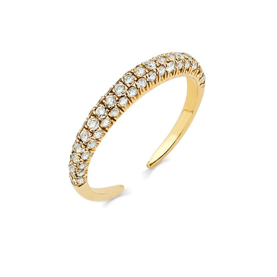 Micro Pavé Diamond Band Large