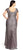 Adrianna Papell - Sequined Bateau Neck Sheath Dress 91874600 in Purple and Gray