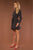 Merritt Charles -  Alcazar Dress - Gunmetal / Champagne / Rose.