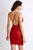 Alison Sequin Painted Red