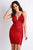 Alison Sequin Painted Red